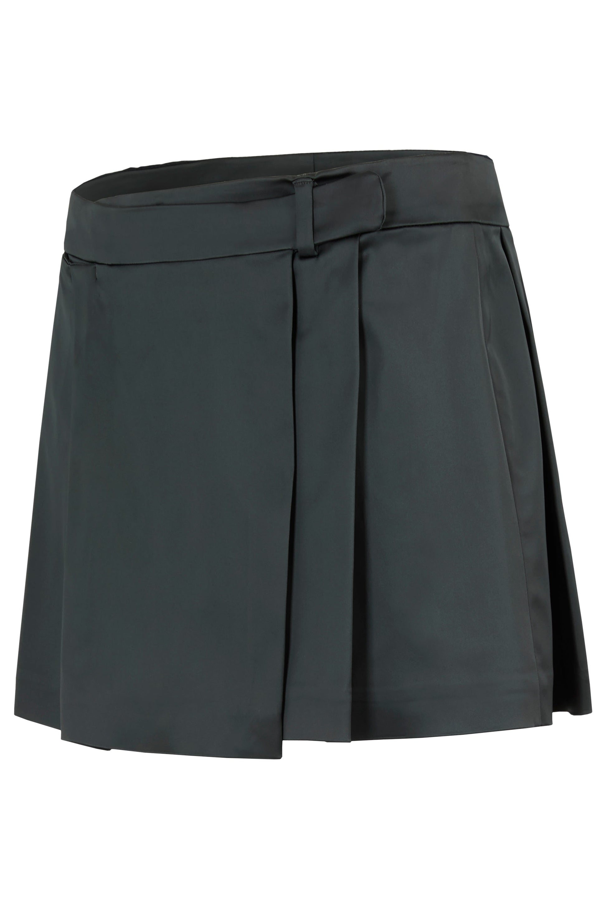 Vintage Prada Satin 2000's Pleated Wrap Skirt - Image 2