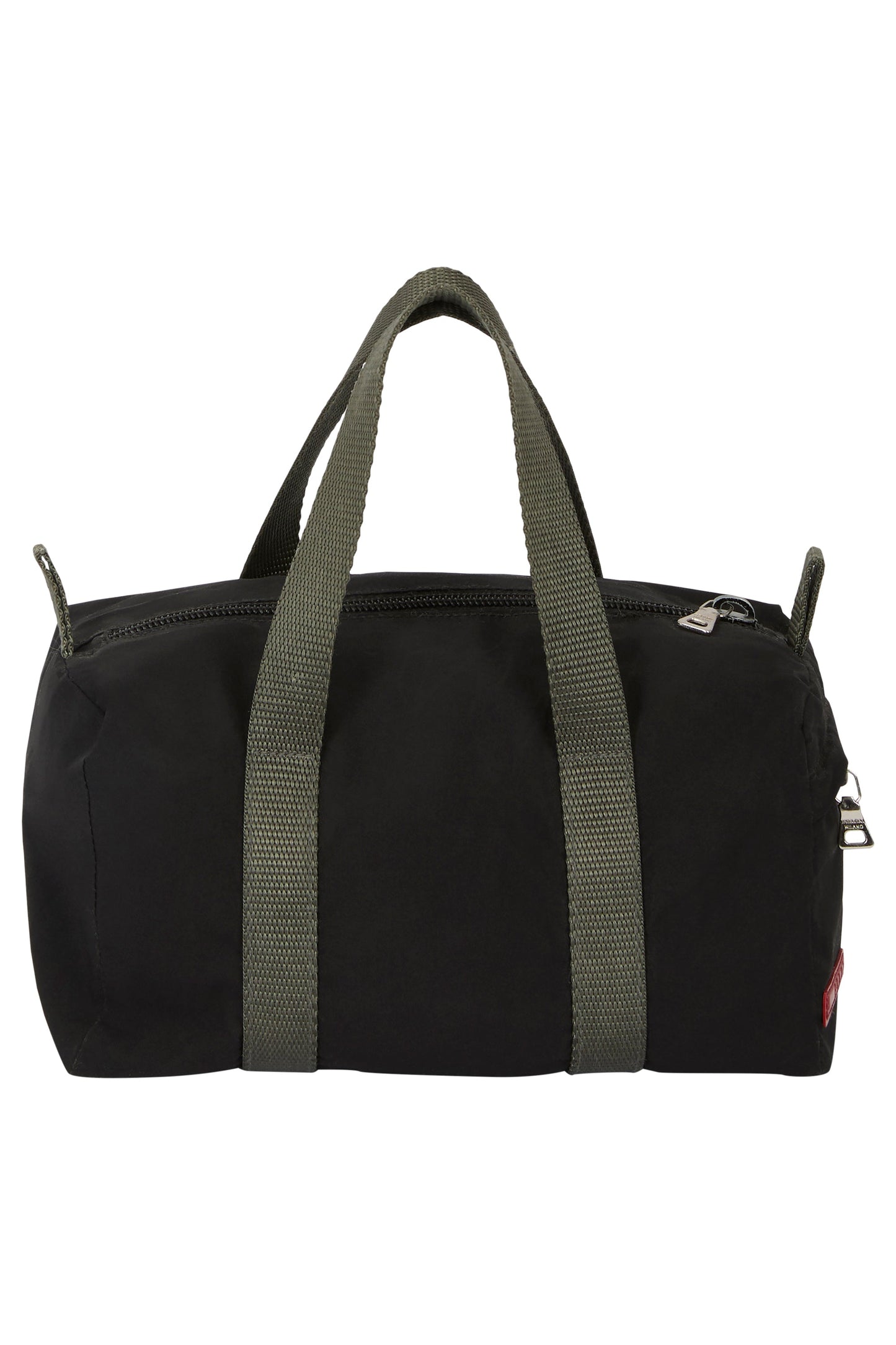 Vintage 2000's Prada Black Nylon Mini Duffle Tote - Image 3