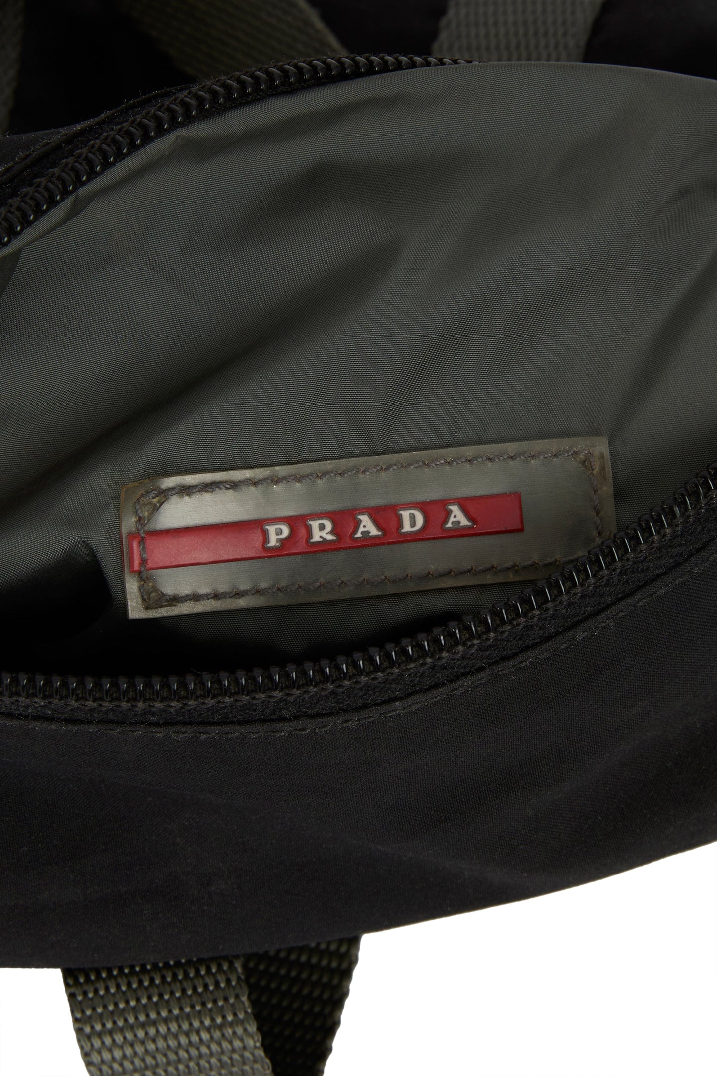 Vintage 2000's Prada Black Nylon Mini Duffle Tote - Image 6