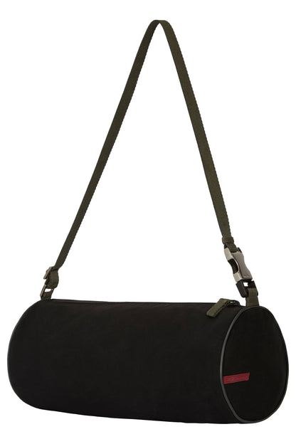 Vintage 2000's Prada Nylon Cylindrical Shoulder Bag