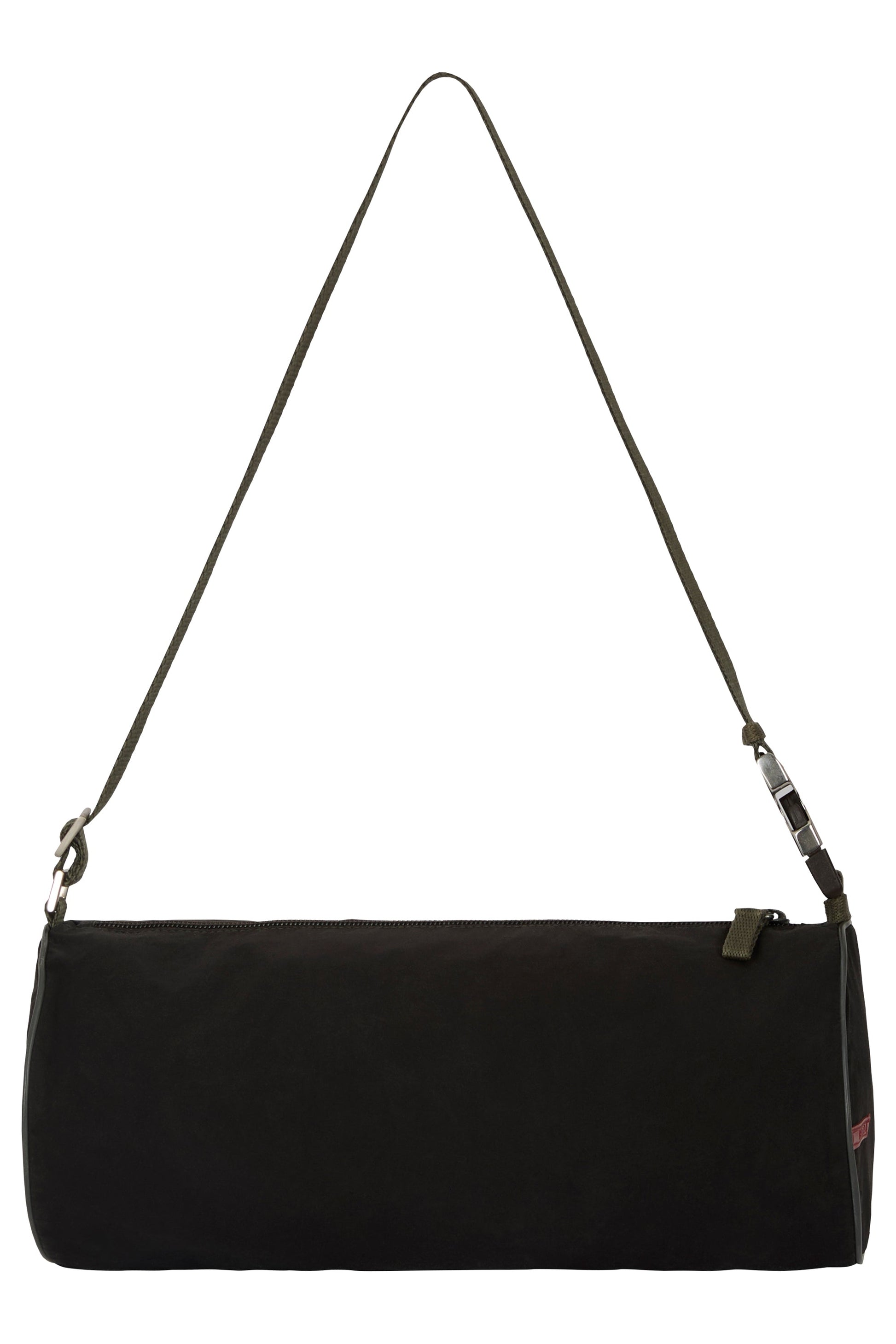 Vintage 2000's Prada Nylon Cylindrical Shoulder Bag - Image 6