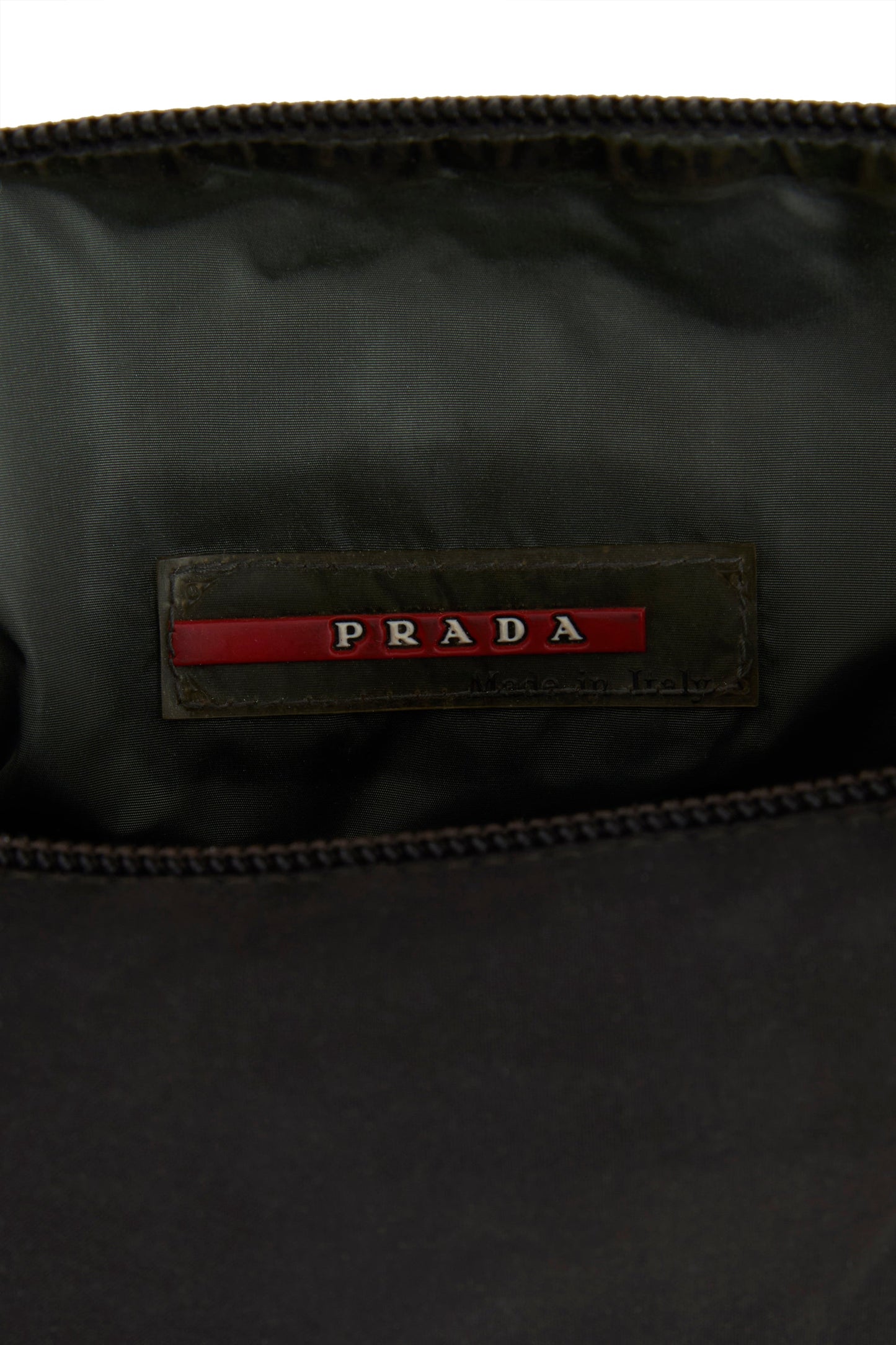 Vintage 2000's Prada Nylon Cylindrical Shoulder Bag - Image 5