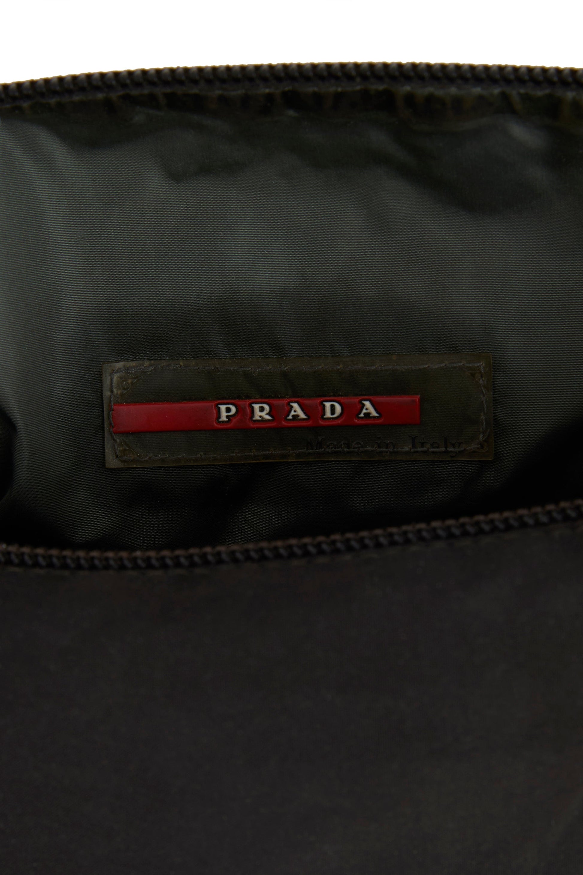 Vintage 2000's Prada Nylon Cylindrical Shoulder Bag - Image 5