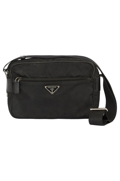 Vintage 2000's Prada Black Nylon Crossbody Bag - Image 5