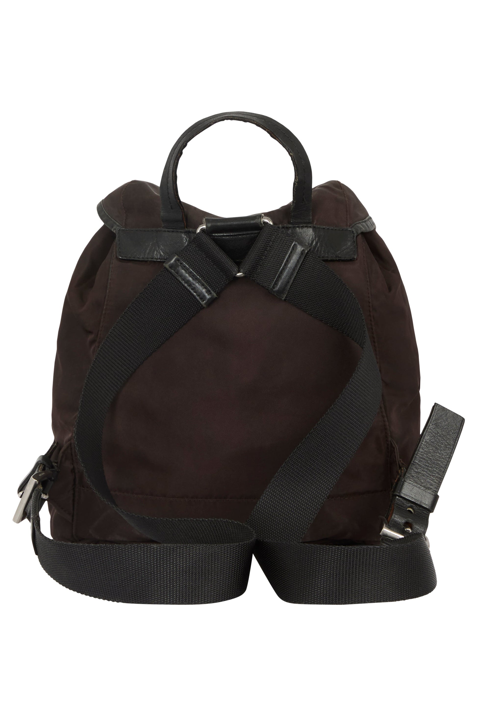 Vintage 2000's Prada Brown Nylon Backpack - Image 6