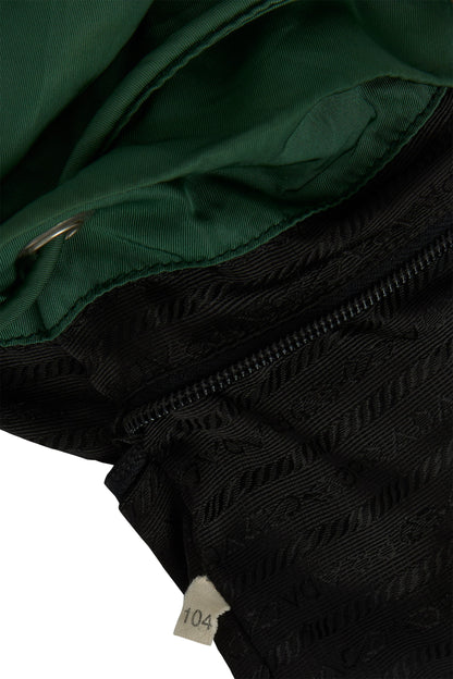 Vintage 2000's Prada Green Nylon Backpack - Image 5