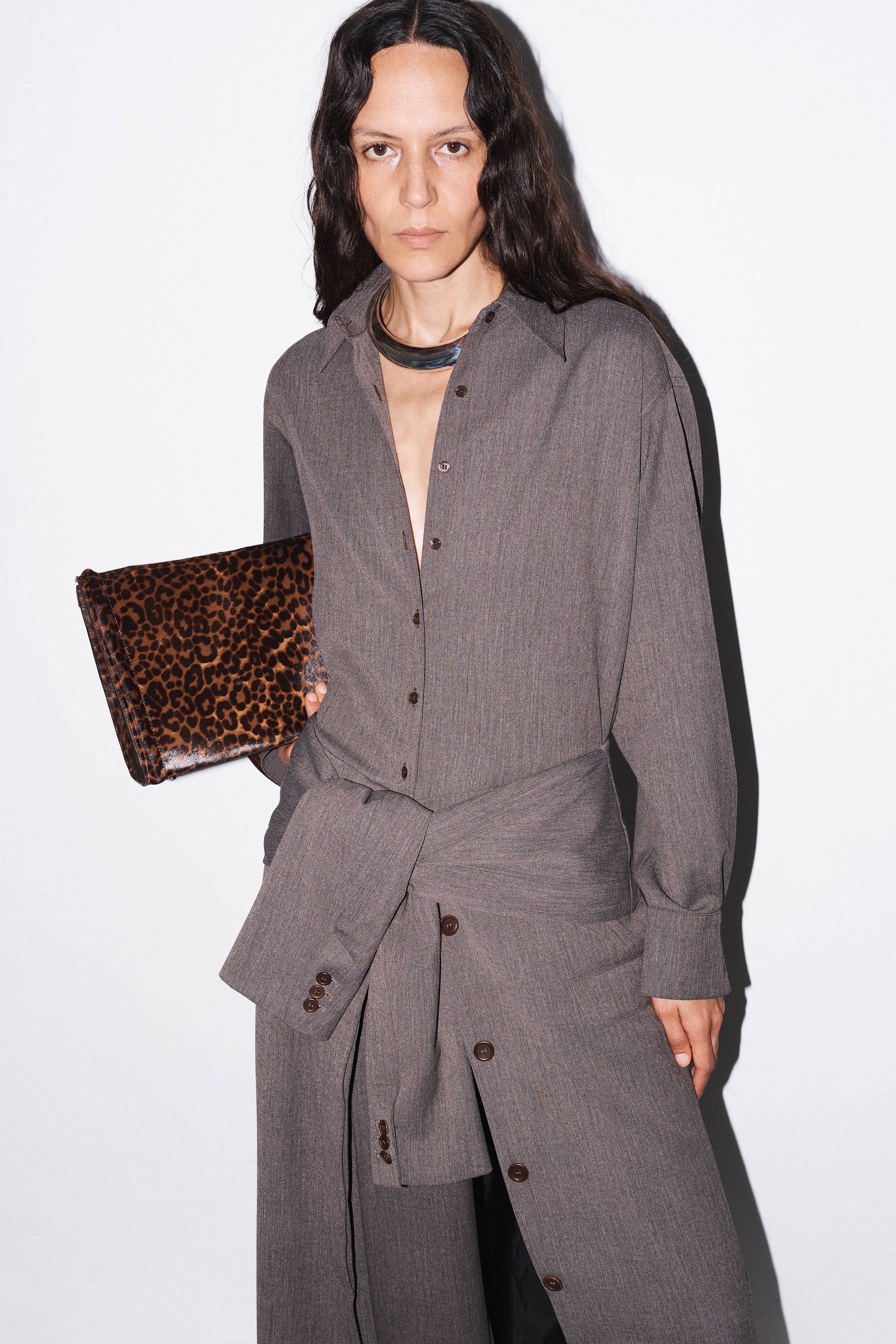 Deren Blouse in Tobacco - Image 3