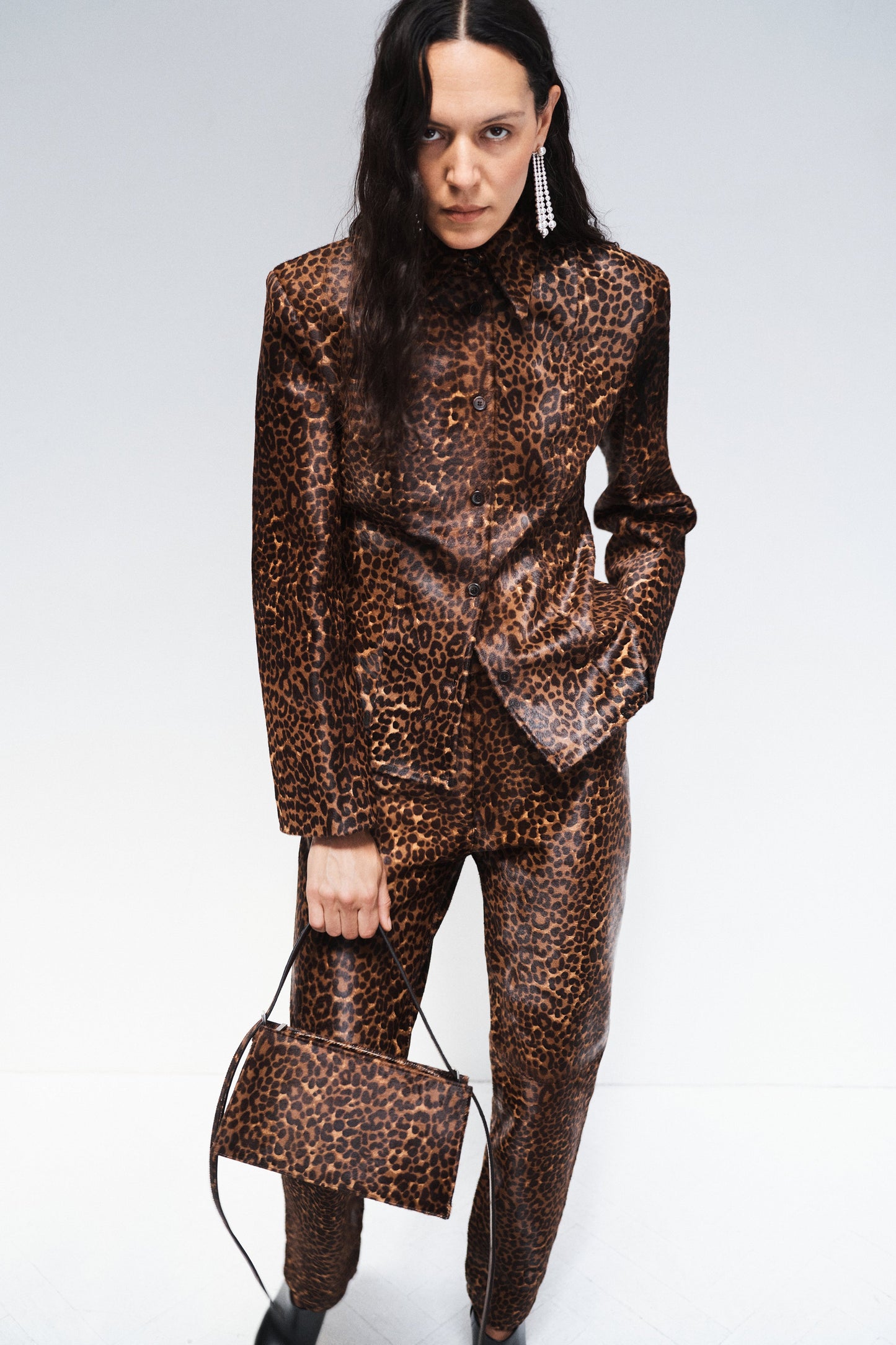 Jagger Blouse in Leopard - Image 4