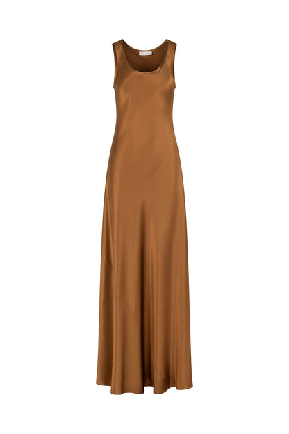 Margot Dress in Burnt Sienna - Image 2
