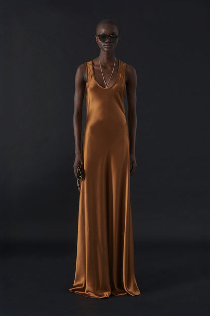 Margot Dress in Burnt Sienna