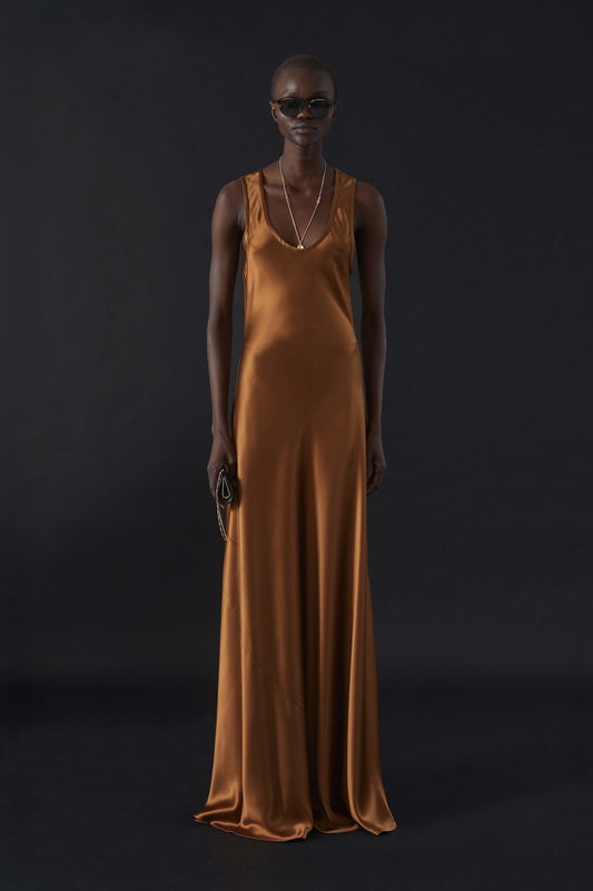 Margot Dress in Burnt Sienna