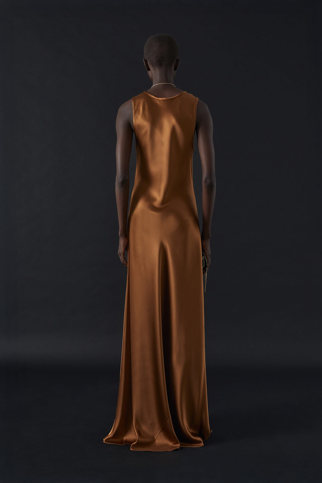 Margot Dress in Burnt Sienna - Image 3