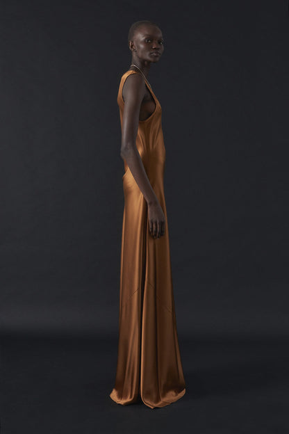 Margot Dress in Burnt Sienna - Image 6