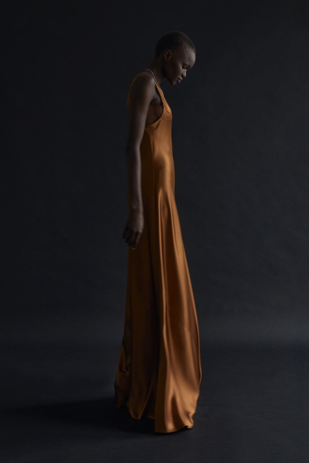 Margot Dress in Burnt Sienna - Image 4