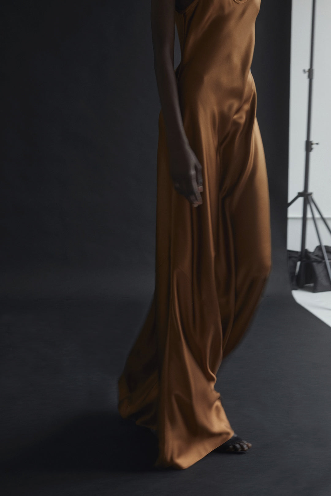 Margot Dress in Burnt Sienna - Image 5
