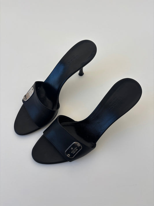 Gucci Cruise by Tom Ford 2001 black sandal heels (EU 38 / US 7.5)