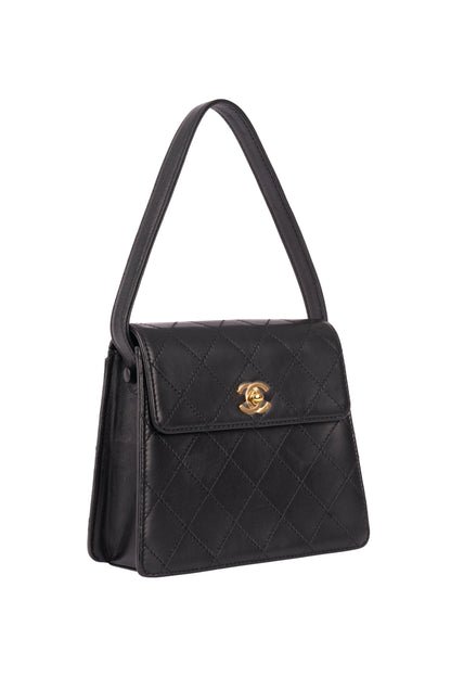 Vintage Chanel 1997 Lambskin Mini Flap Box Bag - Image 3
