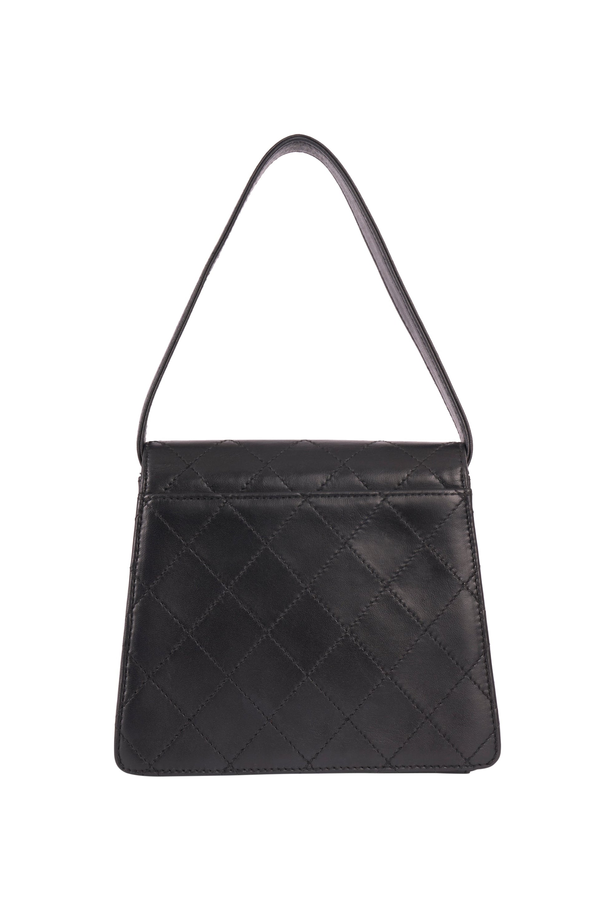 Vintage Chanel 1997 Lambskin Mini Flap Box Bag - Image 8