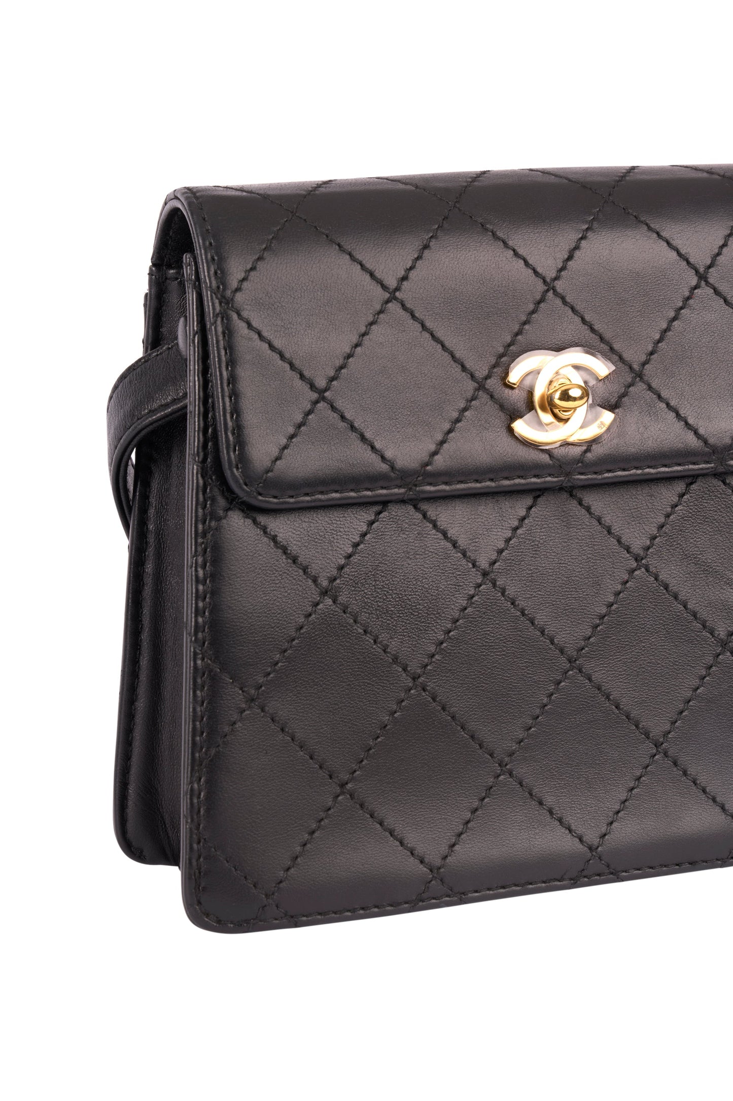 Vintage Chanel 1997 Lambskin Mini Flap Box Bag - Image 7